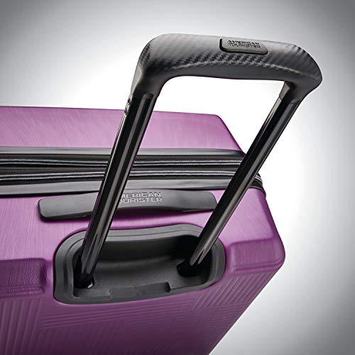 American Tourister Stratum XLT Expandable Hardside Luggage with Spinner Wheels, Jet Black, Carry-On 21-Inch E7418