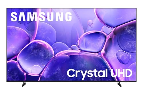 Samsung 43-Inch Crystal UHD U8000F 4K Smart TV (2025 Model) H556