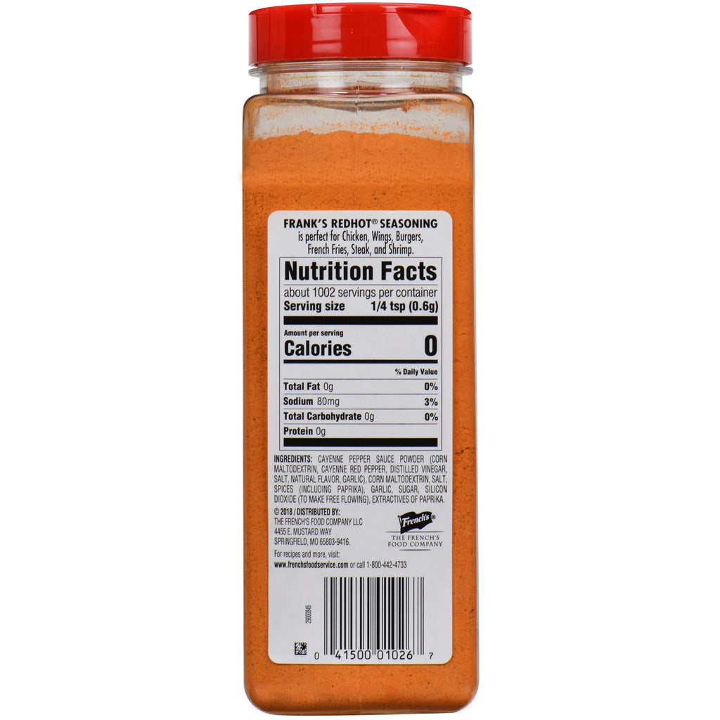 Frank's Redhot Original Seasoning, 21.2 oz L84771
