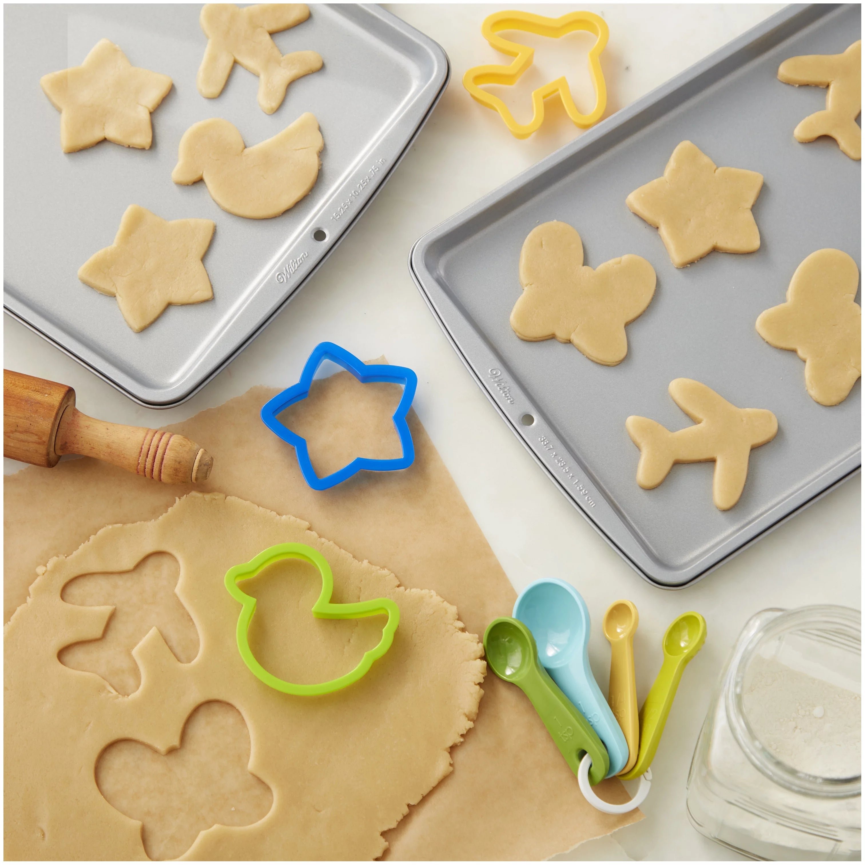 Wilton Recipe Right Non-Stick Cookie Sheet Set, 3-Piece B5277