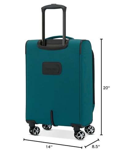 Samsonite Saire LTE Softside Expandable Luggage 3-Piece Set, Caribbean Blue F74282