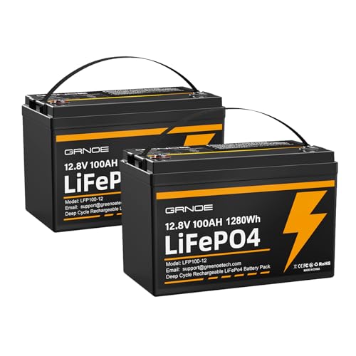 12V 100Ah LiFePO4 Battery Group 31 with Built-in 100A BMS G9732