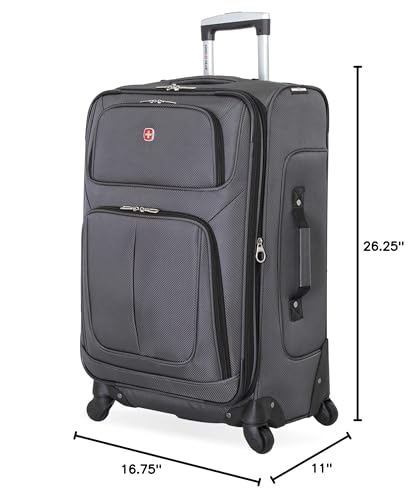 SwissGear Sion Softside Expandable Roller Luggage 3 Piece Set N784870