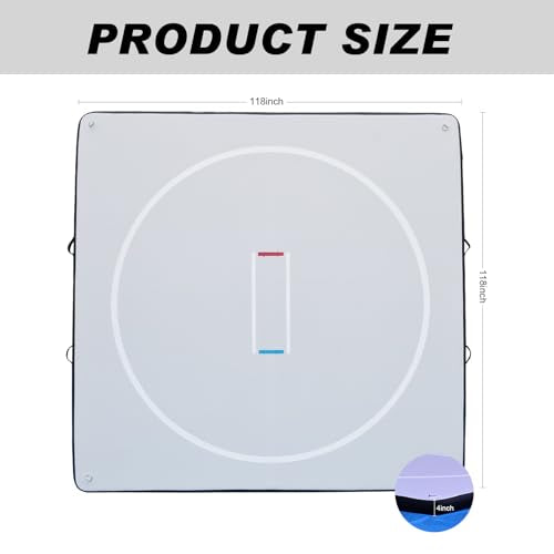 Inflatable Wrestling Mat for Adults & Kids with Air Pump, Portable MMA Training Mat Z465