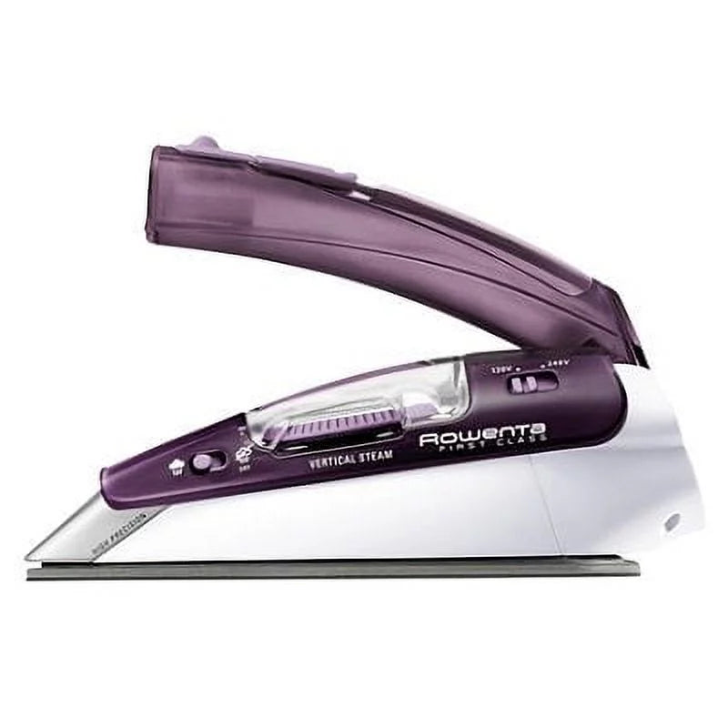 Rowenta DA1560 1000-Watt Compact Steam Iron Stainless Steel Soleplate, Purple I106457