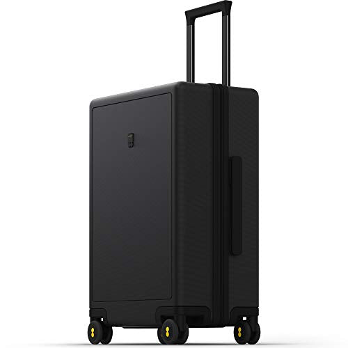 LEVEL8 Hard Shell Carry-On Luggage with TSA Lock, 20 Inch, Black V41961