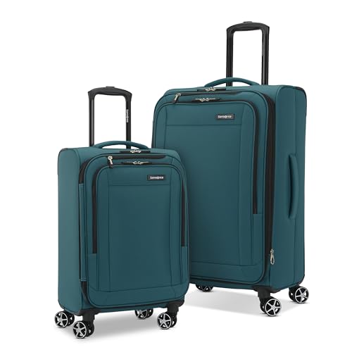 Samsonite Saire LTE Softside Expandable Luggage 3-Piece Set, Caribbean Blue F74282