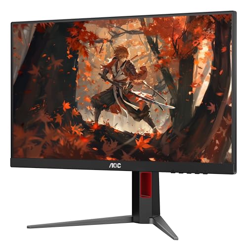 AOC 24G4 24" Gaming Monitor, Full HD IPS, 180Hz 1ms Y482158