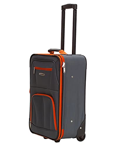 Rockland Journey Softside Upright Luggage Set, Expandable, 4-Piece K56322
