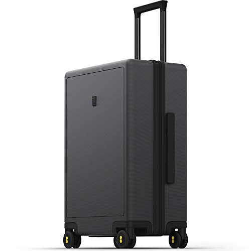 LEVEL8 Hard Shell Carry-On Luggage with TSA Lock, 20 Inch, Black V41961