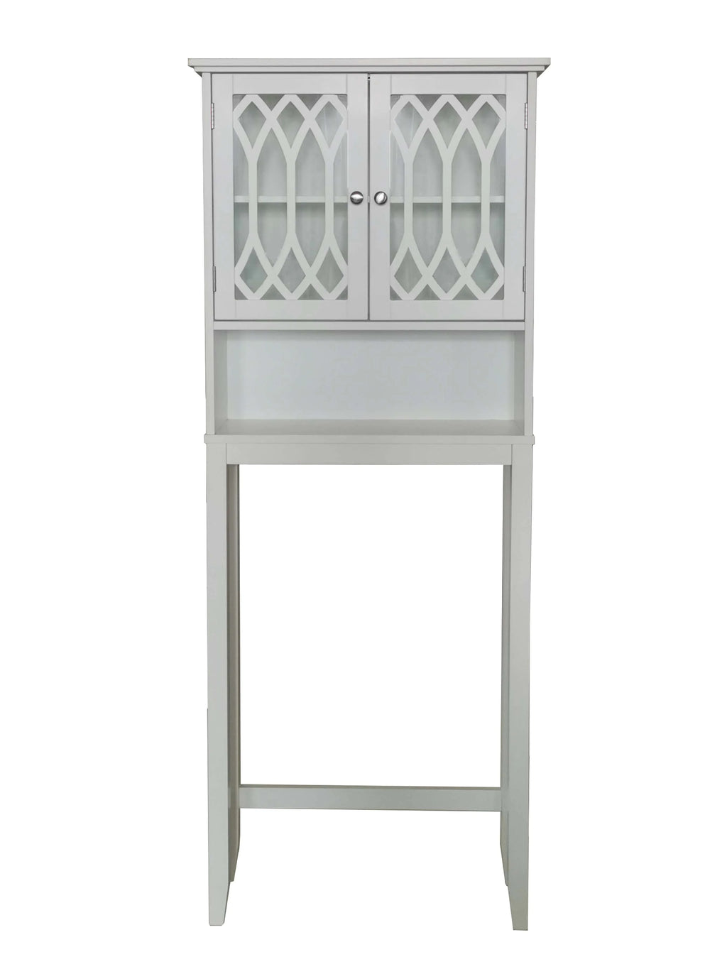 Kings Brand Furniture Over the Toilet Bathroom Storage Cabinet, White W5842