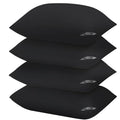 Sycoodeal King Size Bed Pillows 4 Pack, Machine Washable, Black U495