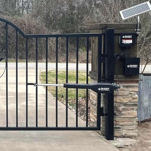 Ghost Controls TDS2 Heavy-Duty Automatic Swing Gate Opener Kit with Long-Range Remote N9848