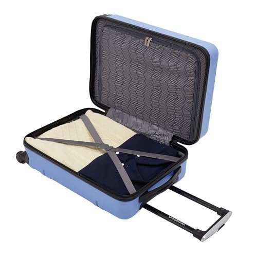 Travelers Club Skyline Spinner Luggage, Gray, 22-Inch Carry-On L8594
