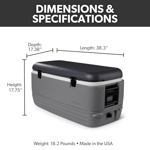 Igloo Insulated Portable Hard Shell Ice Chest Cooler L6107