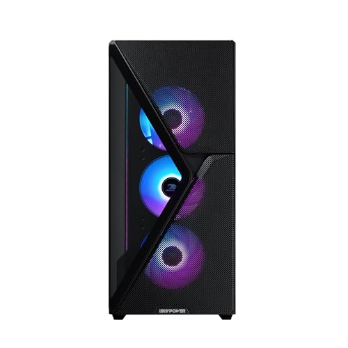 iBUYPOWER Slate MESH Gaming PC Desktop, Intel Core i7 14700F, RTX 5070 12GB, 32GB DDR5, 1TB SSD, Windows 11 R3502