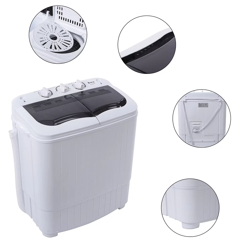 Compact Washer and Spinner Combo for Apartment, Dorm, RV A462