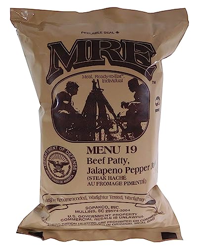 Ammo Can Man Military MREs 2024 Inspection Random Menu Complete Nutritional Meals Made in USA Y7547