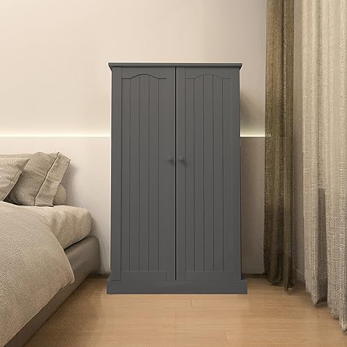 50" LED Kitchen Pantry Cabinet with Doors and Adjustable Shelves N13021