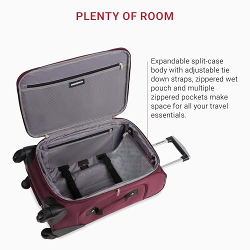 SwissGear Sion Softside Expandable Roller Luggage 3 Piece Set N784870