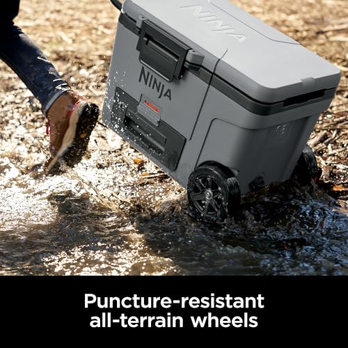 Ninja FrostVault 45QT Cooler with Wheels, Lakeshore Blue M1144