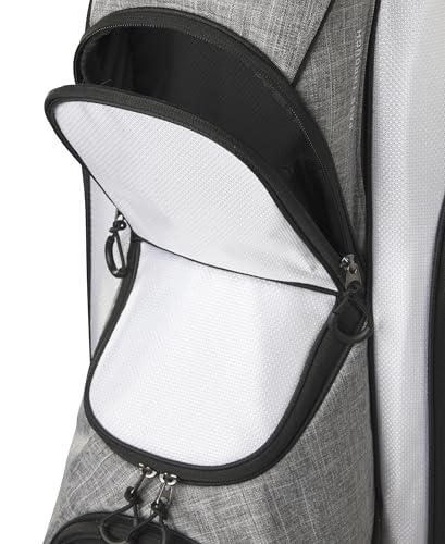 Wilson Feather Golf Cart Bag - Black/Grey/Red V219140