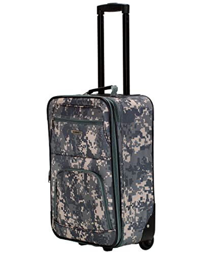 Rockland Journey Softside Upright Luggage Set, Expandable, 4-Piece K56322