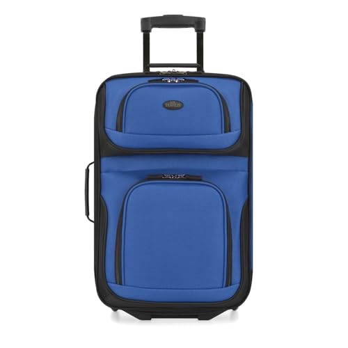 U.S. Traveler Rio Expandable Carry-on Luggage, Orange R95197