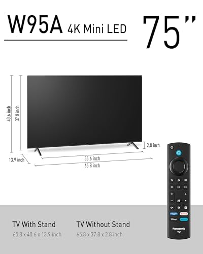 Panasonic W95 Series 65-inch Mini LED 4K Ultra HD Smart Fire TV C4716