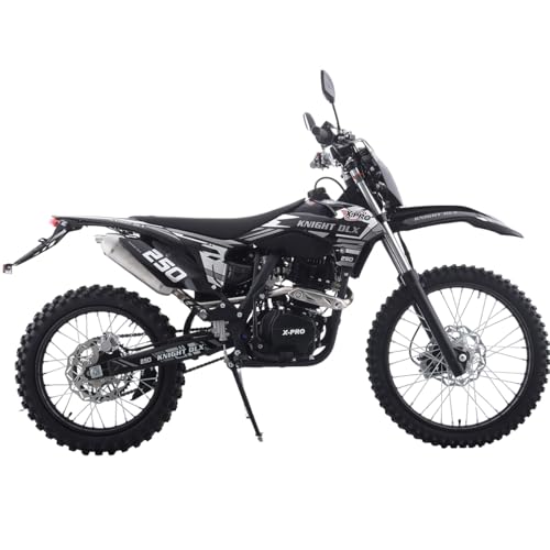 X-PRO Knight DLX 250 Dirt Bike 5-Speed Manual Blue F963