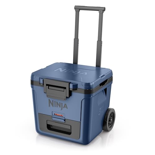 Ninja FrostVault 45QT Cooler with Wheels, Lakeshore Blue M1144