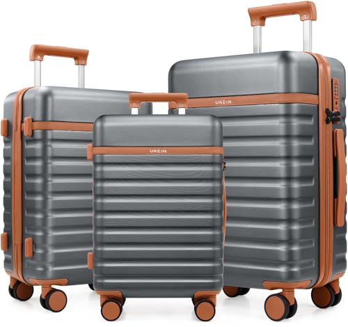 Luggage Sets 3 Piece, Carry On 20 Inch Hardside Suitcase with Spinner Wheels and TSA Lock J67858