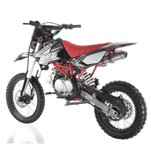 Apollo X19 RFZ 125cc Adult Gas Dirt Pit Bike 4-Speed Manual Clutch T889023