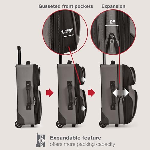 U.S. Traveler Rio Expandable Carry-on Luggage, Orange R95197