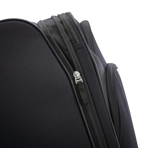 American Tourister 4 KIX 2.0 Expandable Softside Luggage with Spinner Wheels, 20, Classic Blue W994960