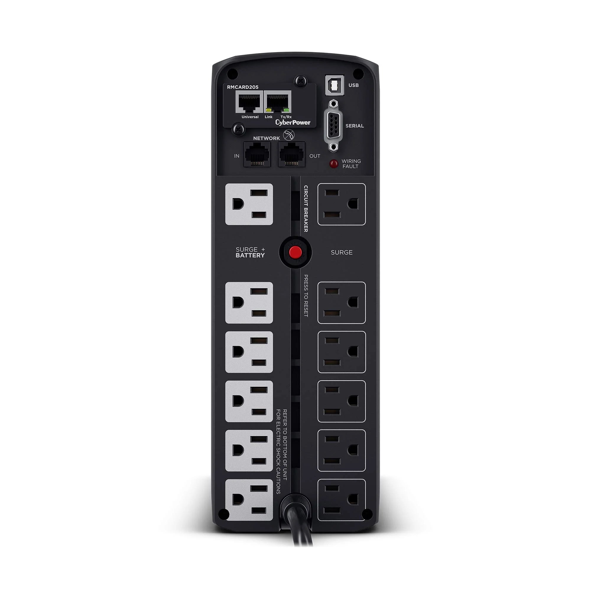 CyberPower CP1500PFCLCD PFC Sinewave UPS System 1500VA/1000W W569