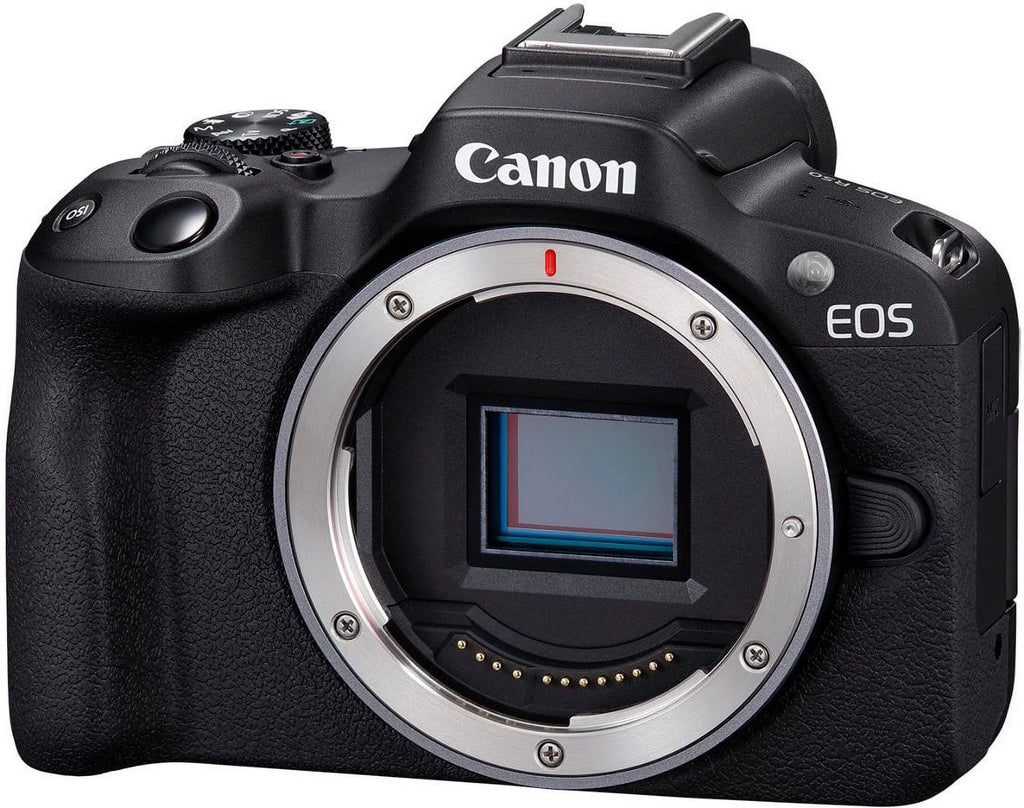 Canon EOS R50 4K Mirrorless Camera with RF-S 18-45mm Lens and Accessories H37459