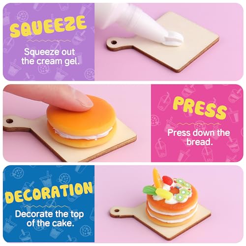 Miniature Food Toys Making Set for Kids Age 8-13 Z614
