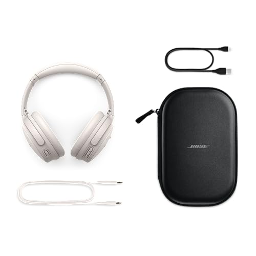 Bose QuietComfort Bluetooth Headphones, Wireless Noise Cancelling Over Ear with Mic G7550
