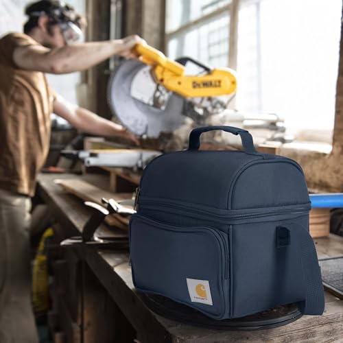 Carhartt Insulated 12 Can Two Compartment Lunch Cooler Bag, Black S79886