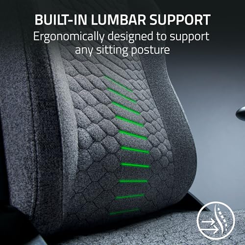 Razer Iskur V2 X Ergonomic Gaming Chair with Lumbar Support, Black V40434