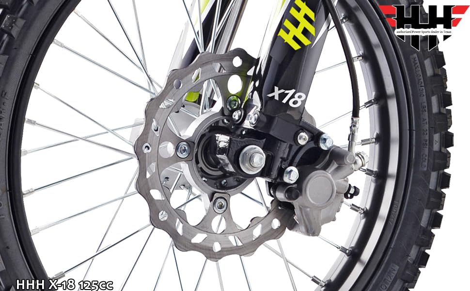 HHH 125cc Dirtbike X18 Racing DB18 4-Speed Manual Clutch Z624