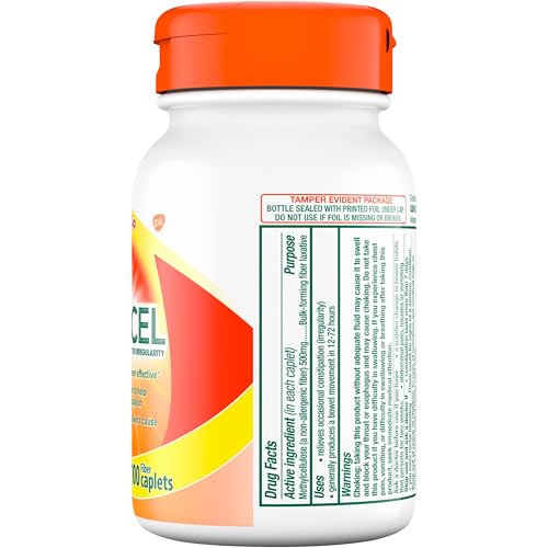 Citrucel Fiber Therapy Caplets, Methylcellulose, 180 Count V38963
