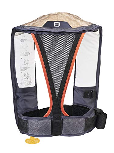 BLUESTORM Atmos 40 Inflatable PFD Life Jacket for Adults, USCG Approved T664265