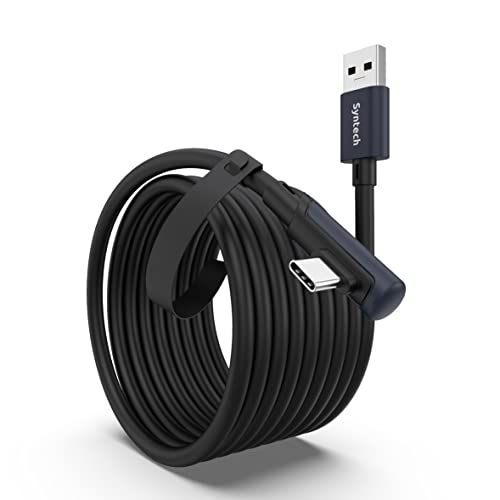 Syntech Link Cable 16FT USB 3.0 to USB C for Meta Quest 3/3S/2, PCVR & SteamVR X45404