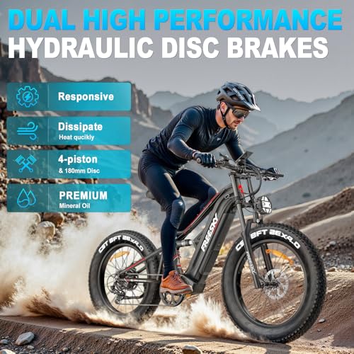 FREESKY 2000W Electric Bike with BAFANG Motor, 48V 30Ah Samsung Battery, 35MPH, 120 Miles Range K7833