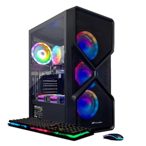 STGAubron Gaming PC Desktop, GeForce RTX 2060 Super, Intel Core i7, 16G DDR4, 1T SSD, Windows 11 Z1287