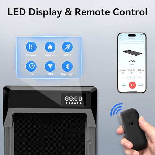 SupeRun Walking Pad, Under Desk Treadmill with Remote Control, 2.5 HP Y8357