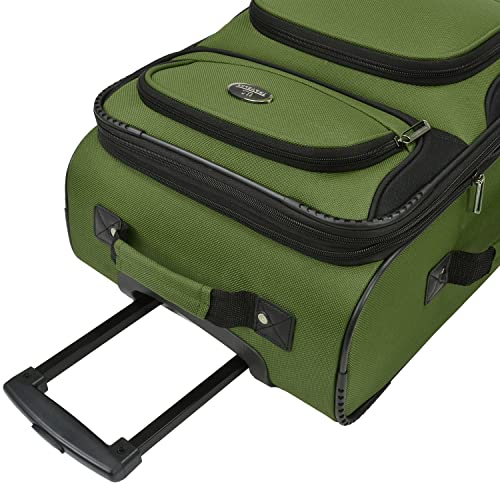 U.S. Traveler Rio Expandable Carry-on Luggage, Orange R95197