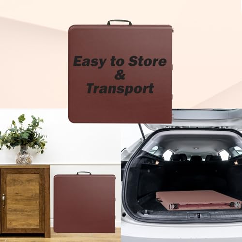 Portable Plastic Folding Table 4ft Heavy Duty Indoor Outdoor Y145657